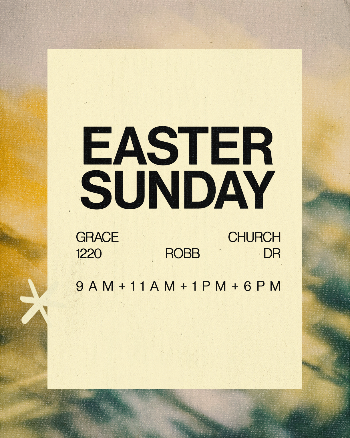 Easter social artwork